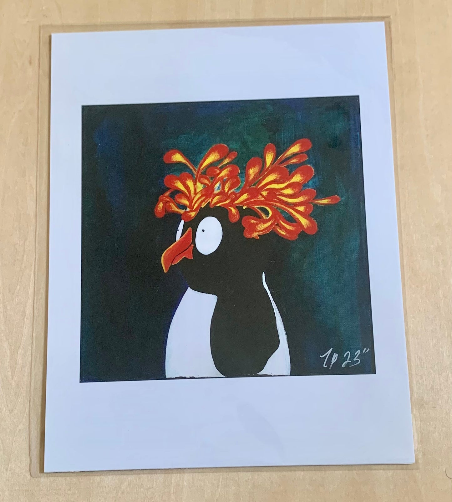 Ginger Macaroni Penguin Prints