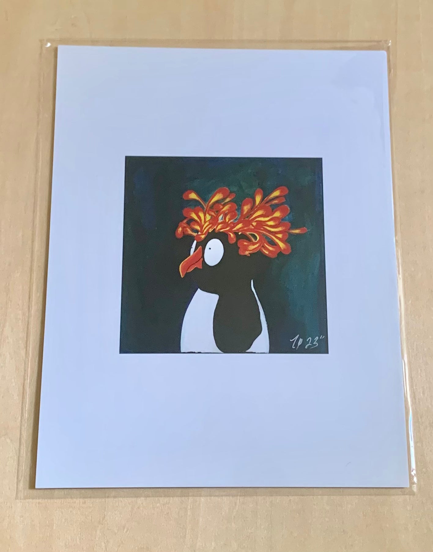 Ginger Macaroni Penguin Prints