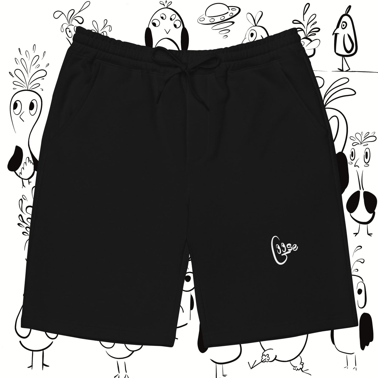 Unisex fleece shorts