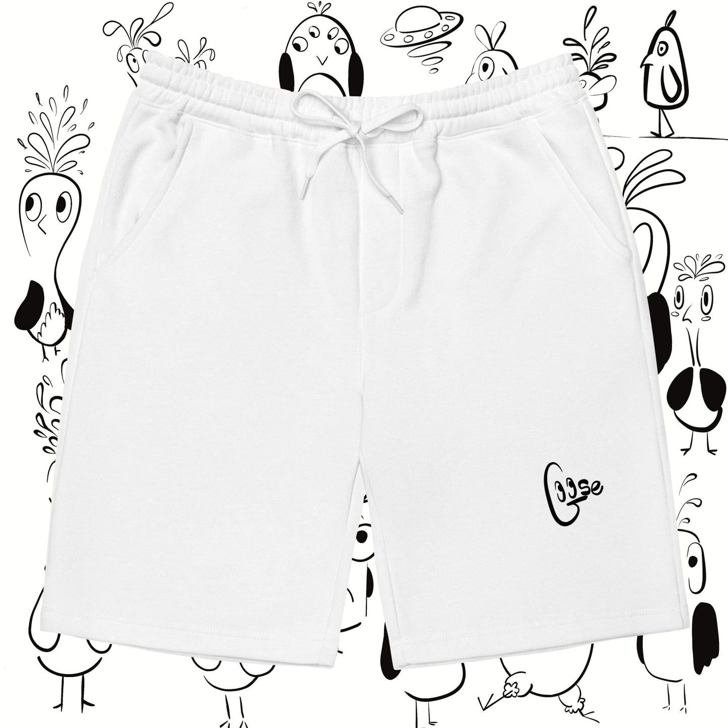 Unisex fleece shorts